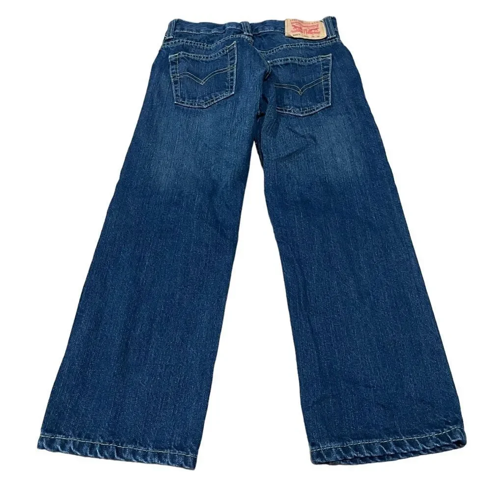Levi's 505 Medium Wash Regular Straight Leg Jeans